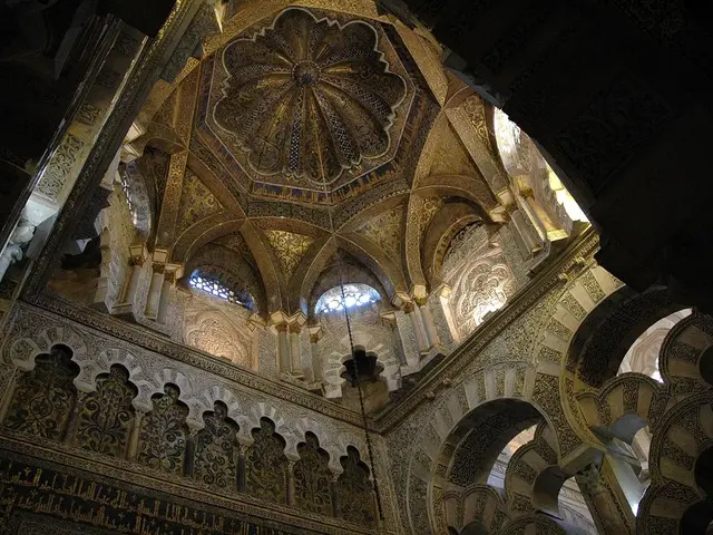 Graffiti adorns the Goethe Bridge