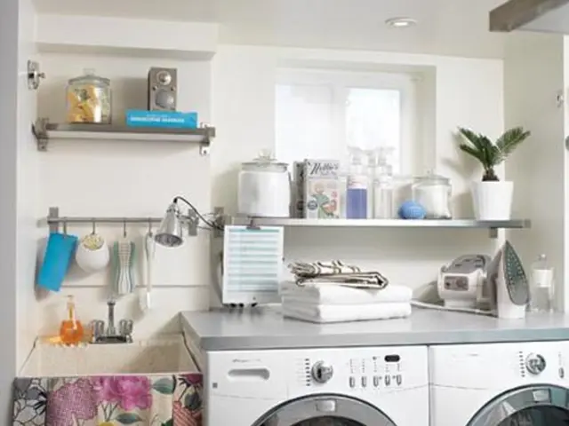 Rapid laundering becomes a reality with Rylan's ingenious washing machine arrangement, cutting...