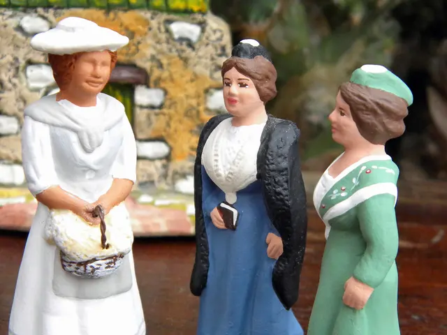 At the Folk Art Museum, men are being created by women